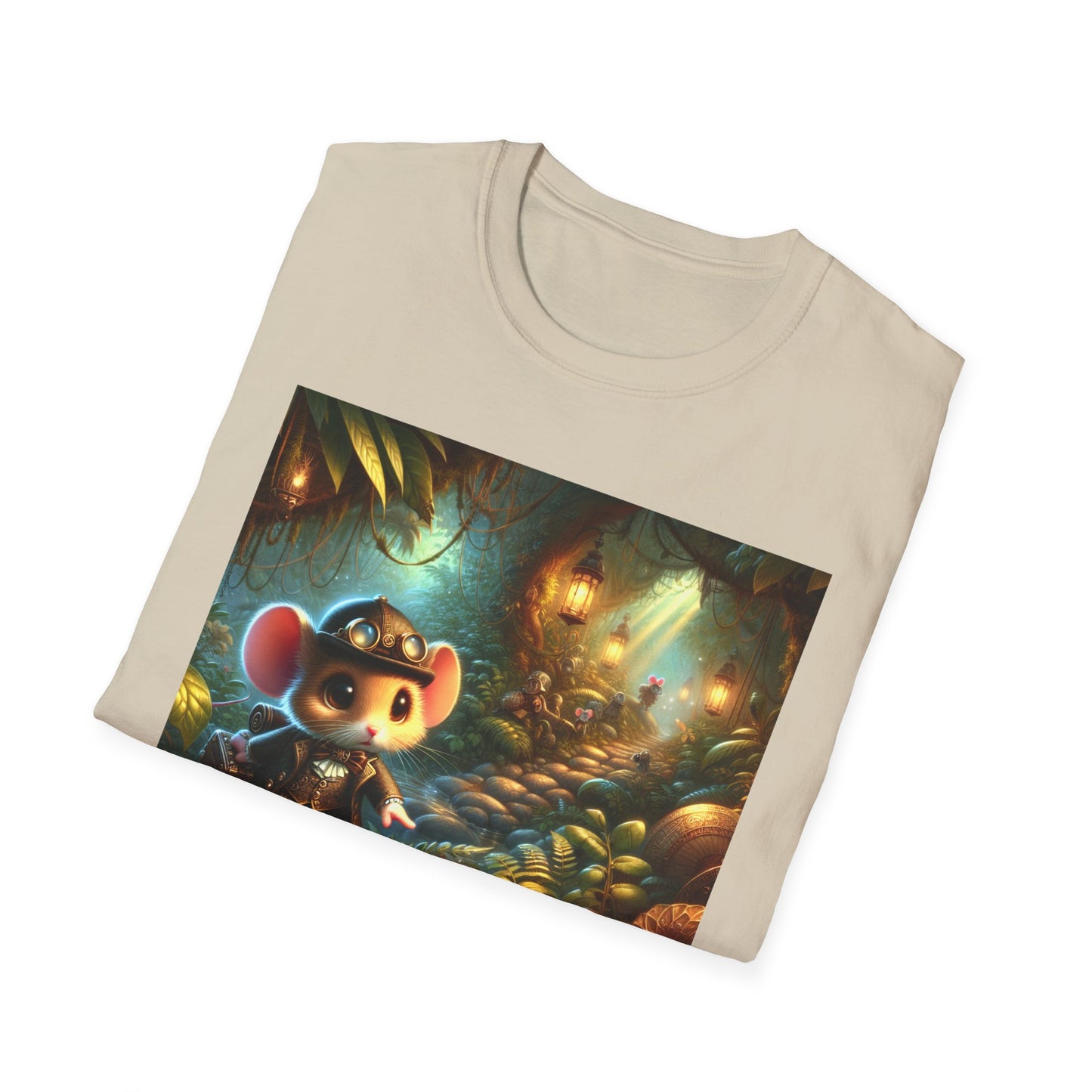 Adorable Cute Chibli Style T-shirt 'TREPIDATIONS' Fun Cozy Sweater by Cheshire Moon T-Shirts and Designs
