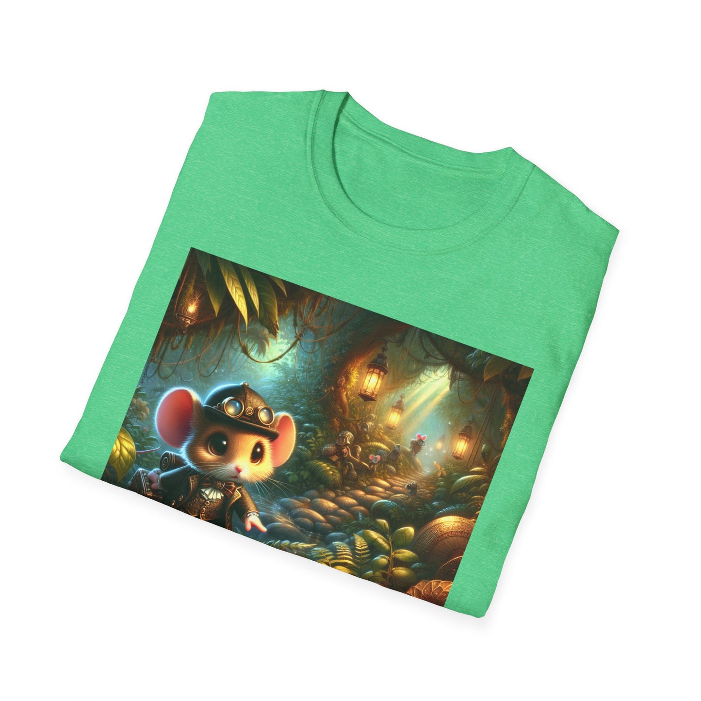 Adorable Cute Chibli Style T-shirt 'TREPIDATIONS' Fun Cozy Sweater by Cheshire Moon T-Shirts and Designs