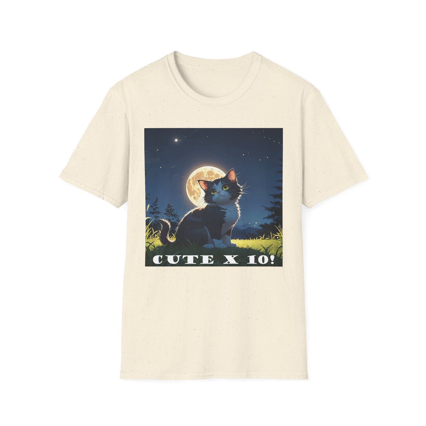 "Cute X 10!!" T-Shirt - For Cat Lovers Who Are Utterly Obsessed! by Cheshire Moon T-Shirts and Designs