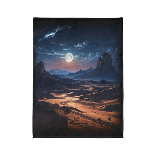 Valley Cozy Blanket - Beautiful Fantasy Home Decor for Dreamers  by Cheshire Moon T-Shirts and Designs Blanket