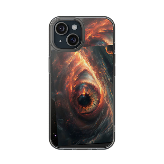 Copy of Cosmic Clear Phone Case with 'FLYING SAUCER' Design, Galaxy Phone Cover, Unique Gift for Sci-Fi Lovers, Trendy Tech Accessory, Outer Space Vibe
