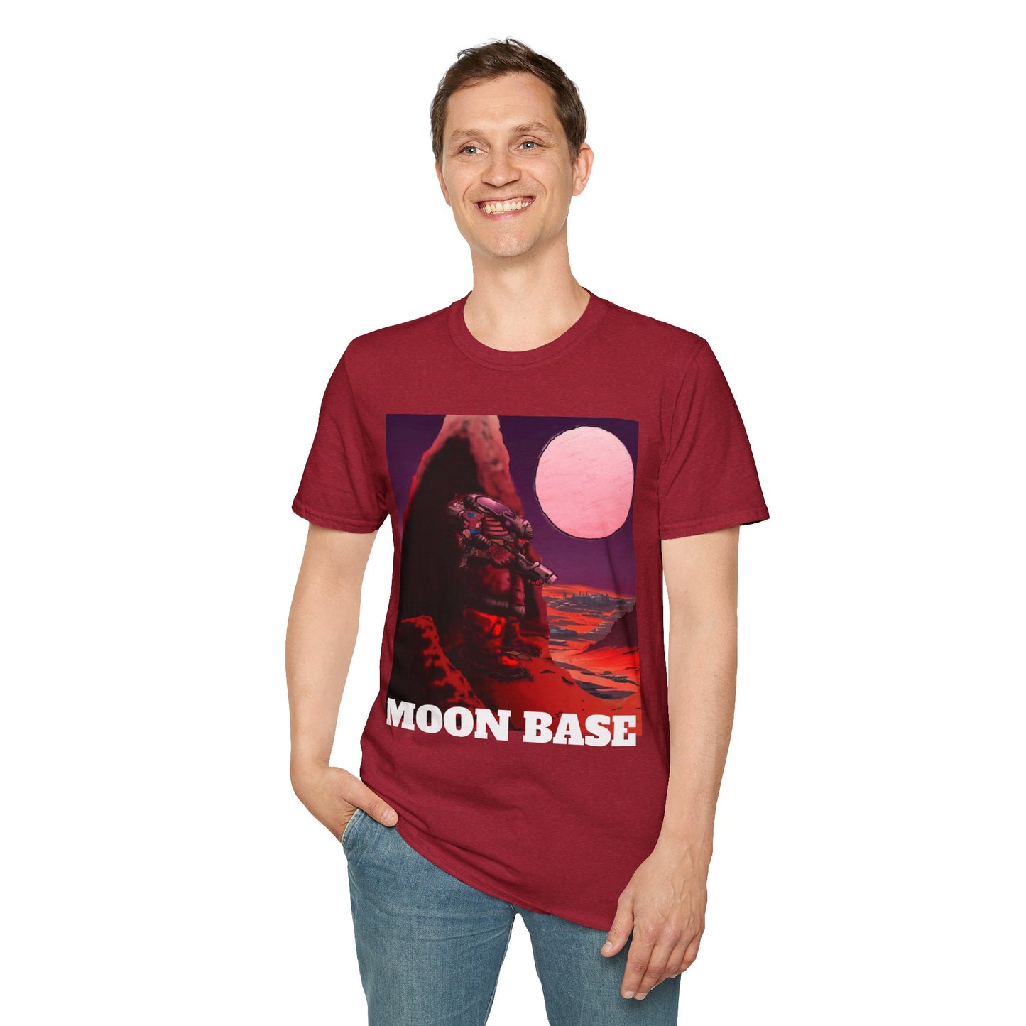 MOON BASE - Moon Science Fiction T-Shirt