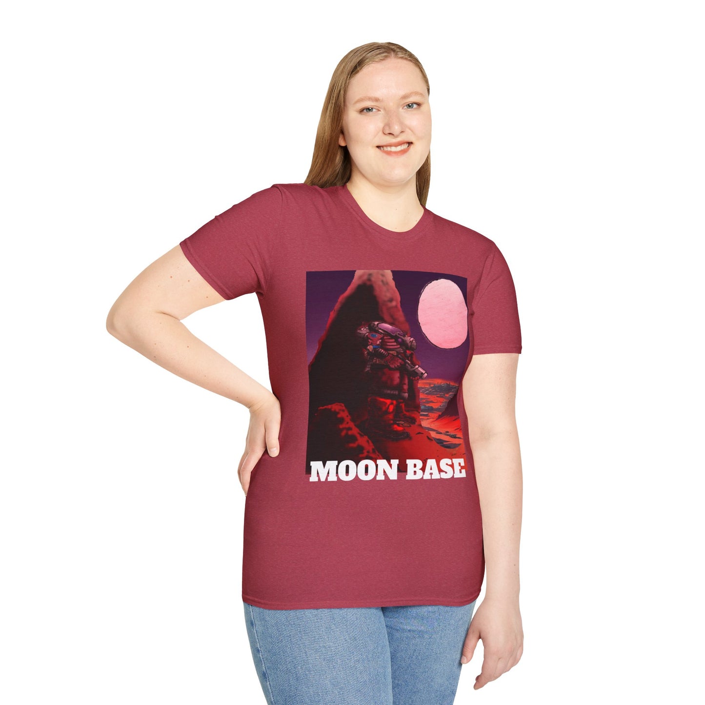 MOON BASE - Moon Science Fiction T-Shirt