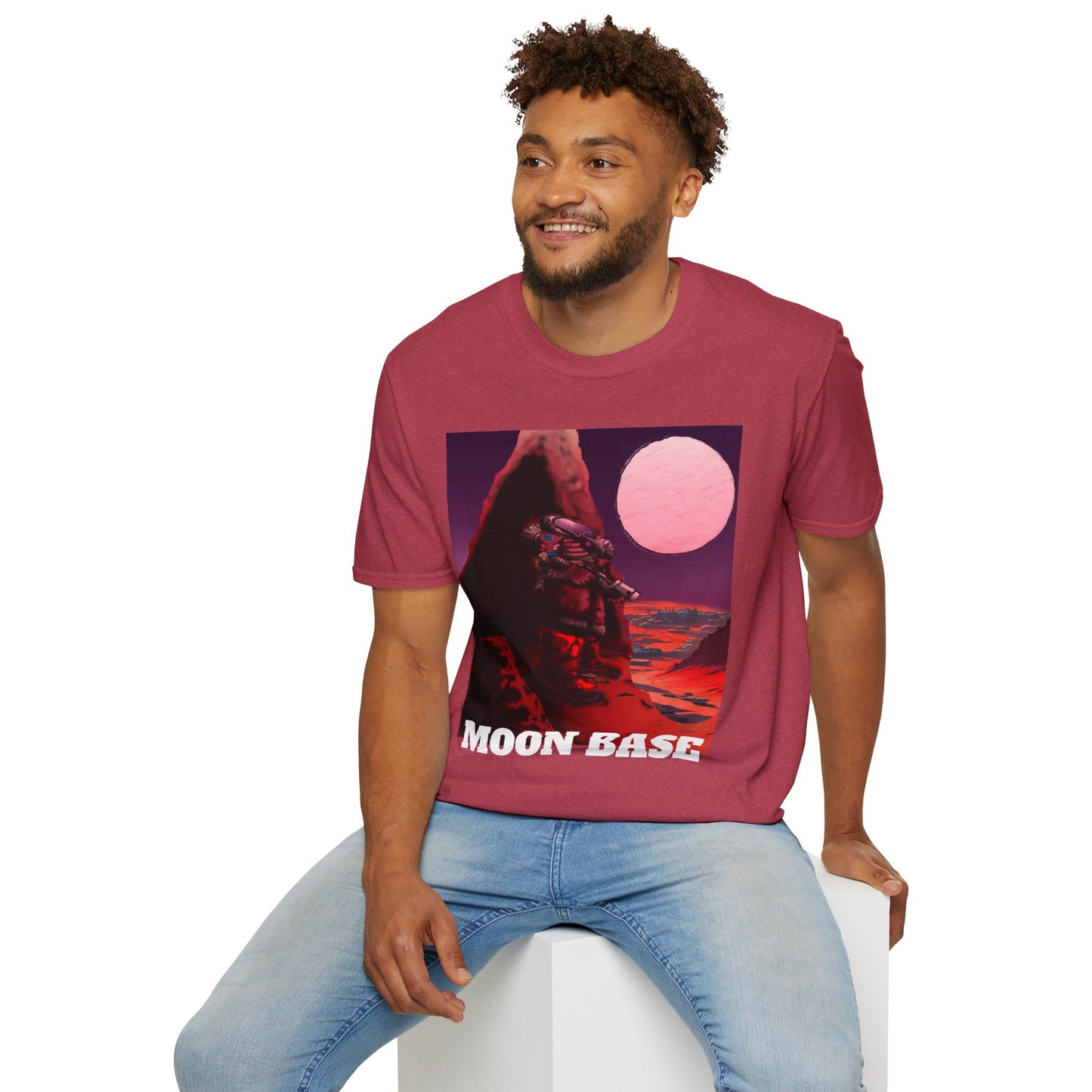 MOON BASE - Moon Science Fiction T-Shirt