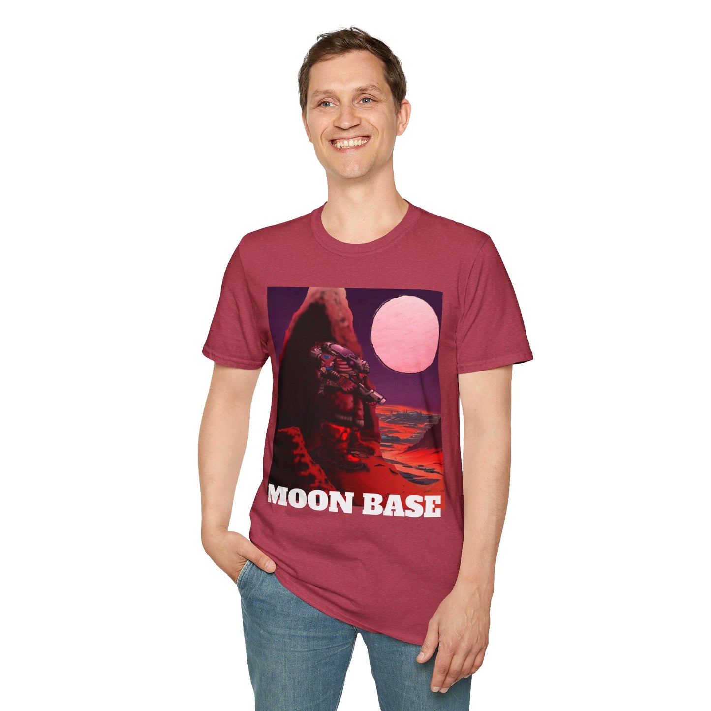 MOON BASE - Moon Science Fiction T-Shirt