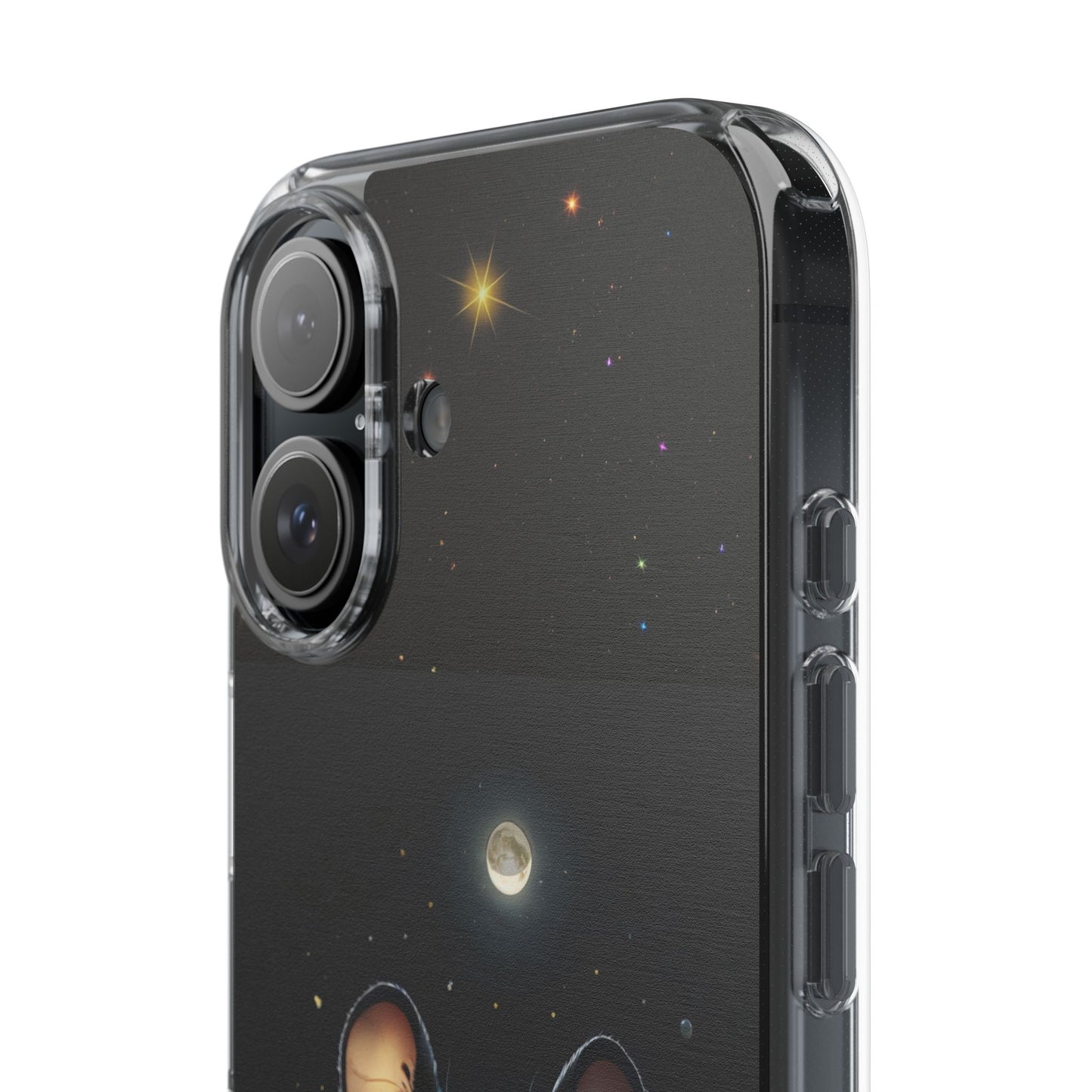 Adorable Phone Case 'Under A Cheshire Moon' Design, Mouse Phone Cover, Unique Gift for animal Lovers, Trendy Cute