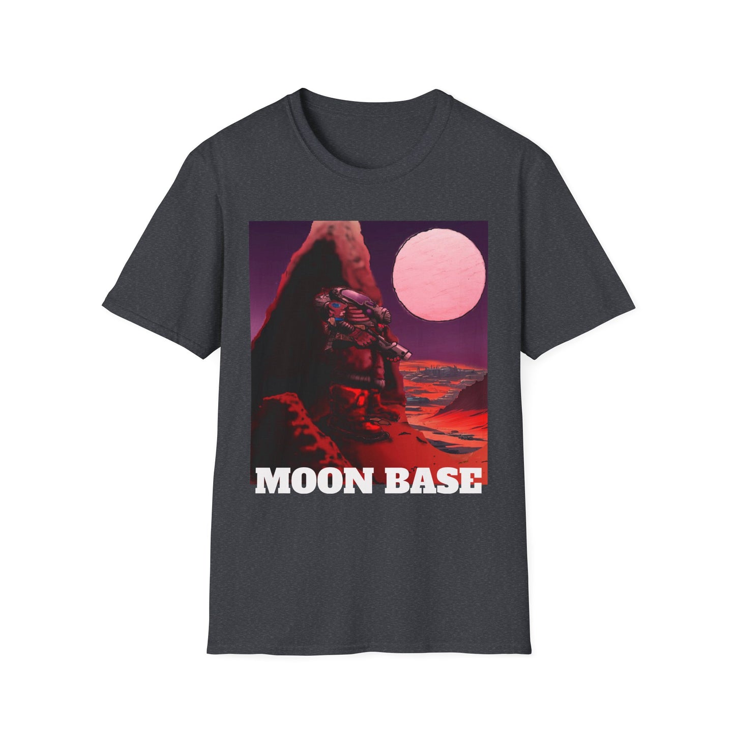 MOON BASE - Moon Science Fiction T-Shirt