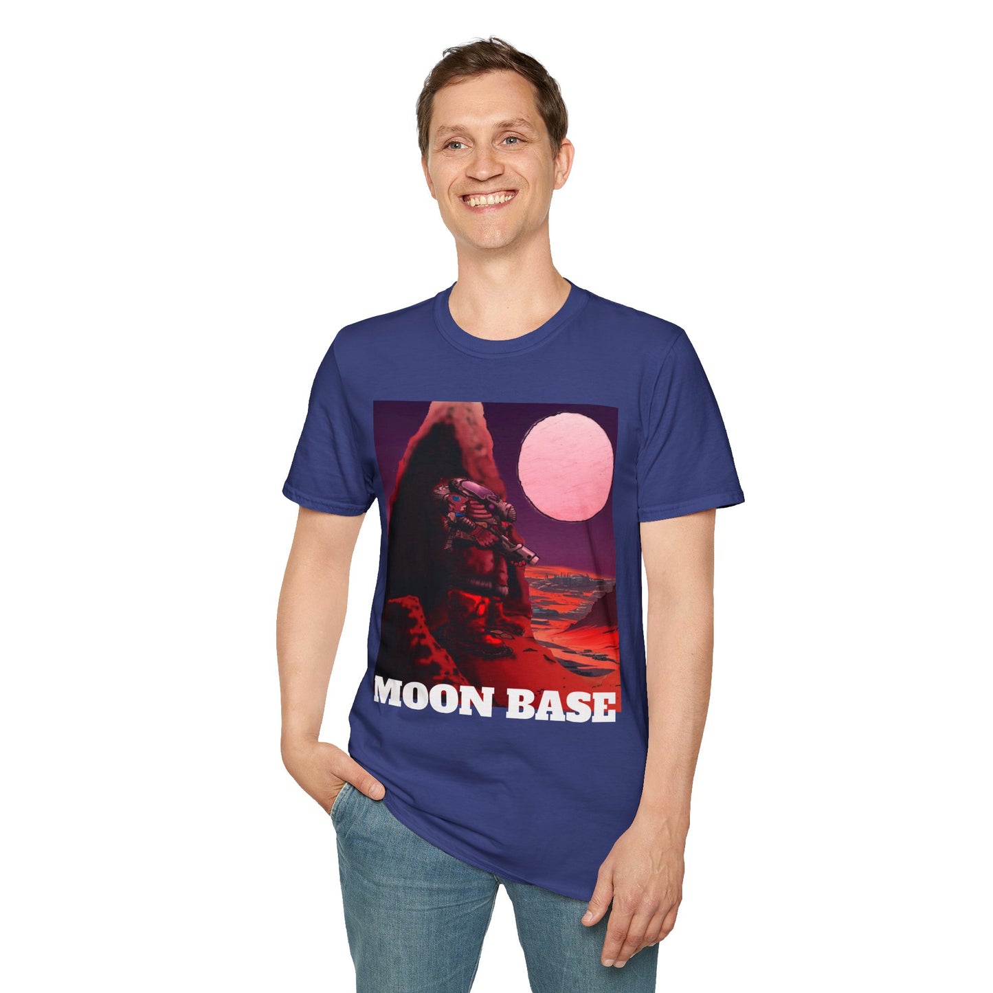 MOON BASE - Moon Science Fiction T-Shirt