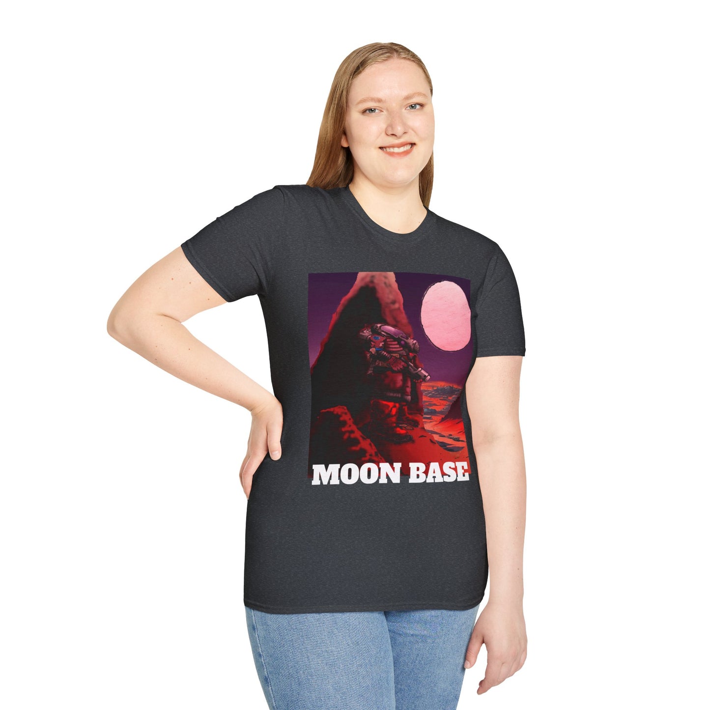 MOON BASE - Moon Science Fiction T-Shirt