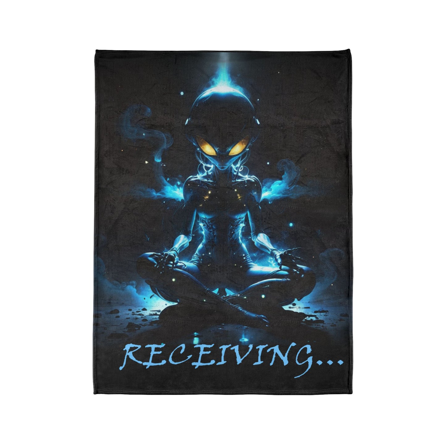 Alien Contact Blanket: For the Extraterrestrial Listener by Cheshire Moon T-Shirts and Designs Blanket