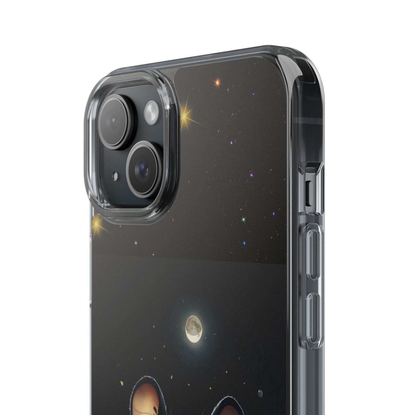 Adorable Phone Case 'Under A Cheshire Moon' Design, Mouse Phone Cover, Unique Gift for animal Lovers, Trendy Cute
