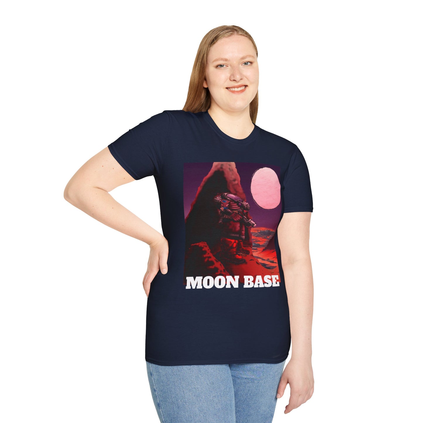 MOON BASE - Moon Science Fiction T-Shirt