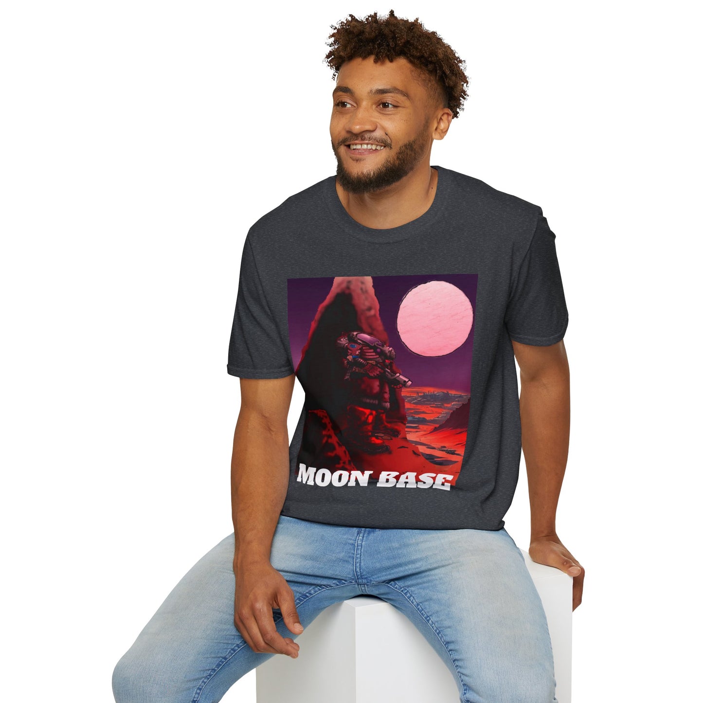 MOON BASE - Moon Science Fiction T-Shirt