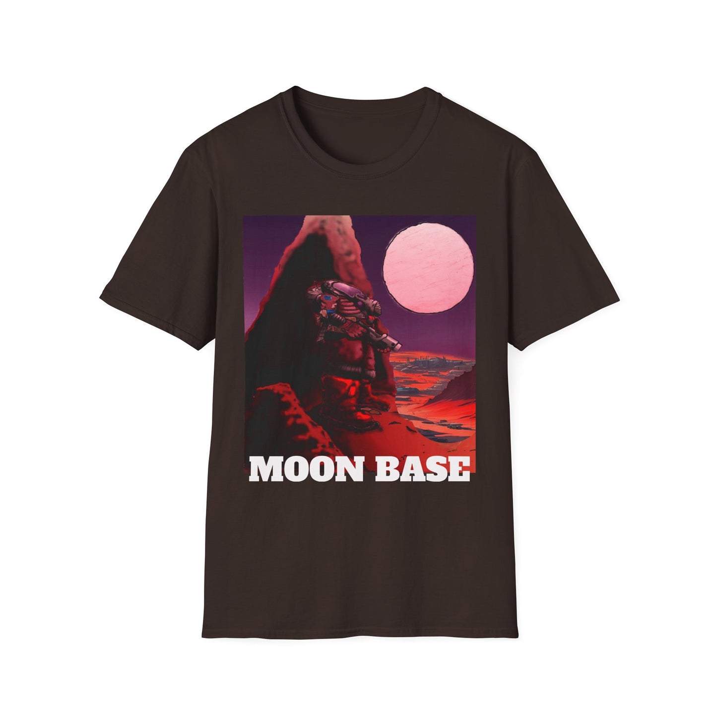 MOON BASE - Moon Science Fiction T-Shirt