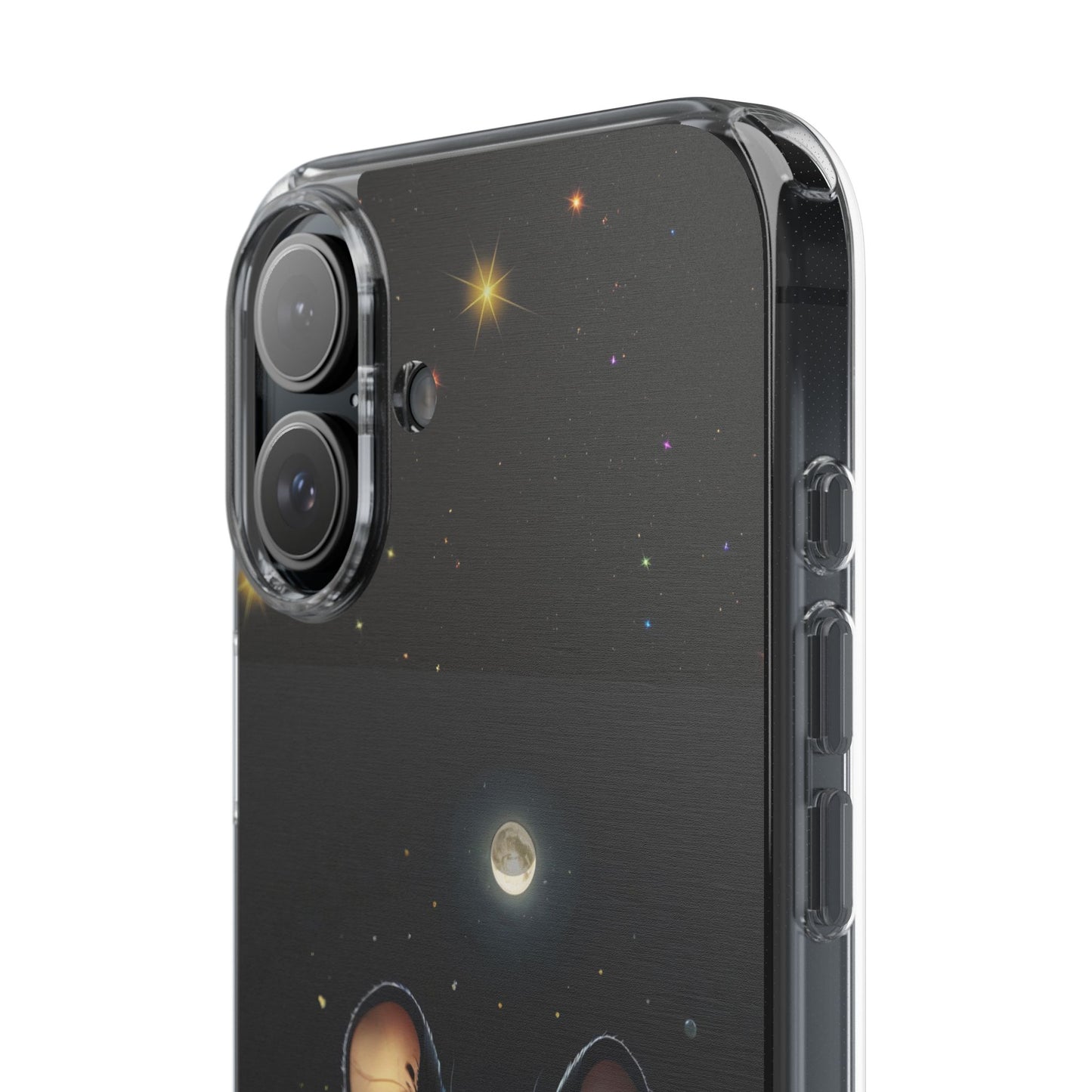 Adorable Phone Case 'Under A Cheshire Moon' Design, Mouse Phone Cover, Unique Gift for animal Lovers, Trendy Cute