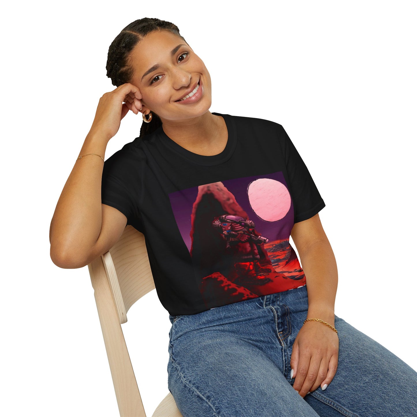 MOON BASE - Moon Science Fiction T-Shirt