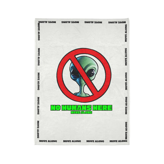 "MOVE ALONG" Emergency Blanket: Tell Aliens to Keep Moving and Find Another Planet to Explore! by Cheshire Moon T-Shirts and Designs