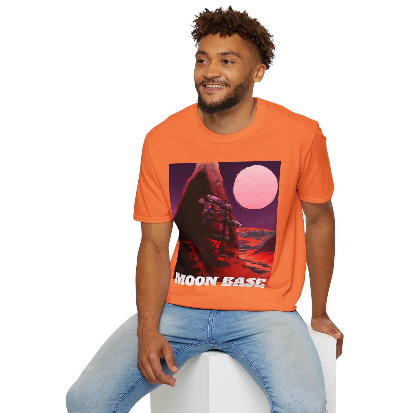 MOON BASE - Moon Science Fiction T-Shirt